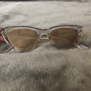 clear trendy sunglasses
